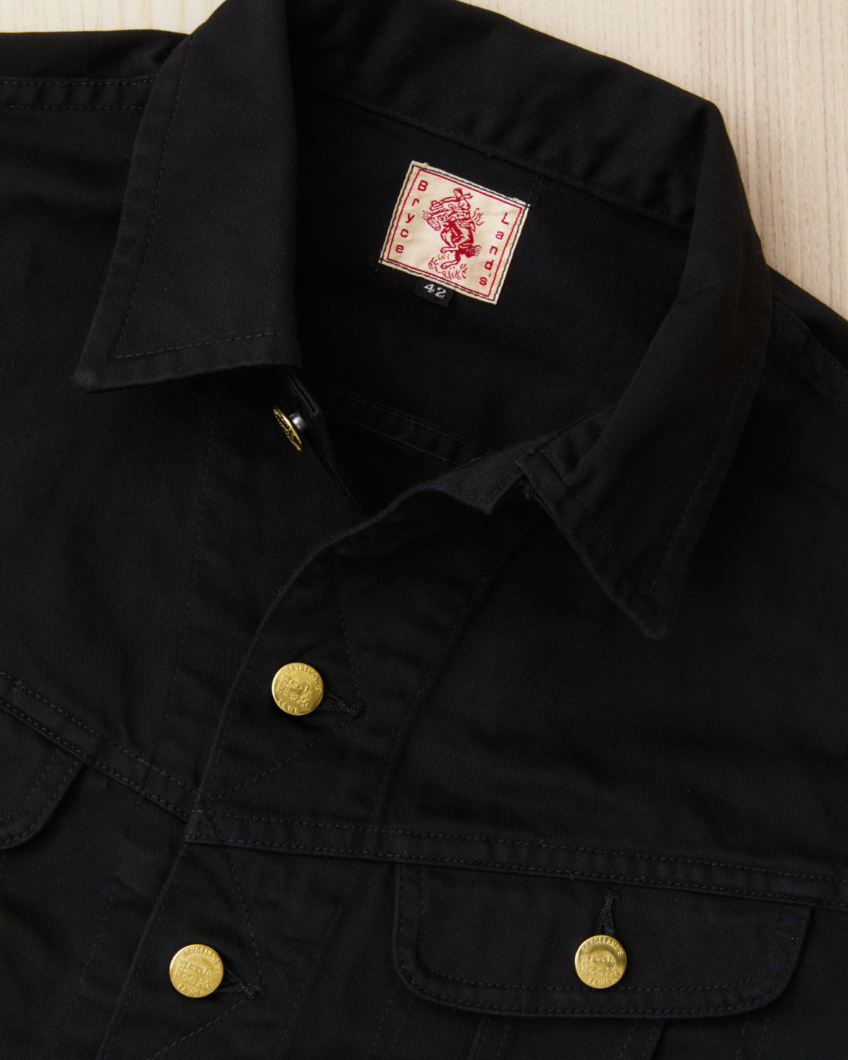 Bryceland's The Cowboy Label Cash Jacket Black