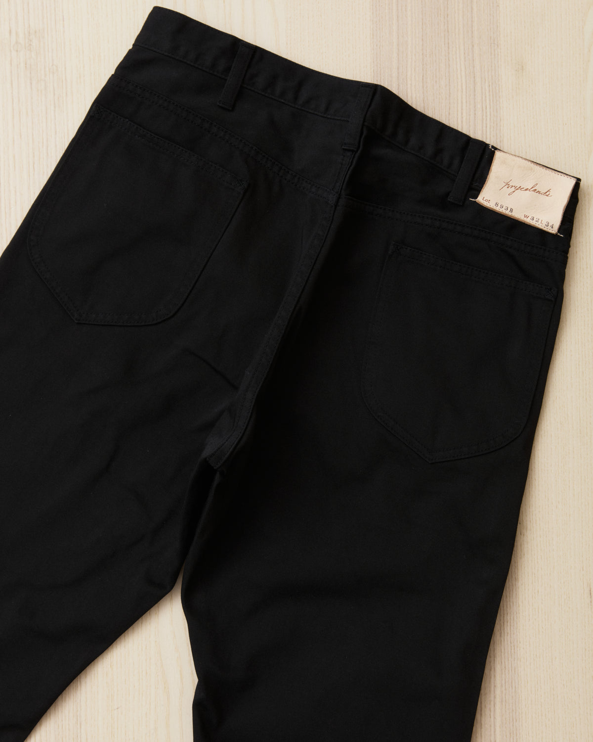 Bryceland's The Cowboy Label 893 Bootcut Jeans Black Sateen