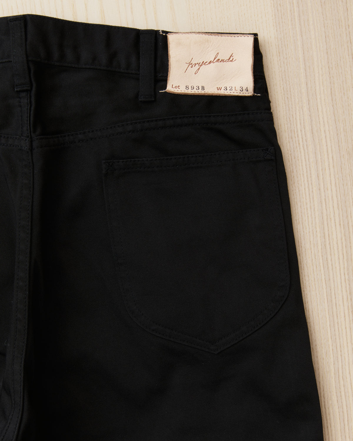 Bryceland's The Cowboy Label 893 Bootcut Jeans Black Sateen