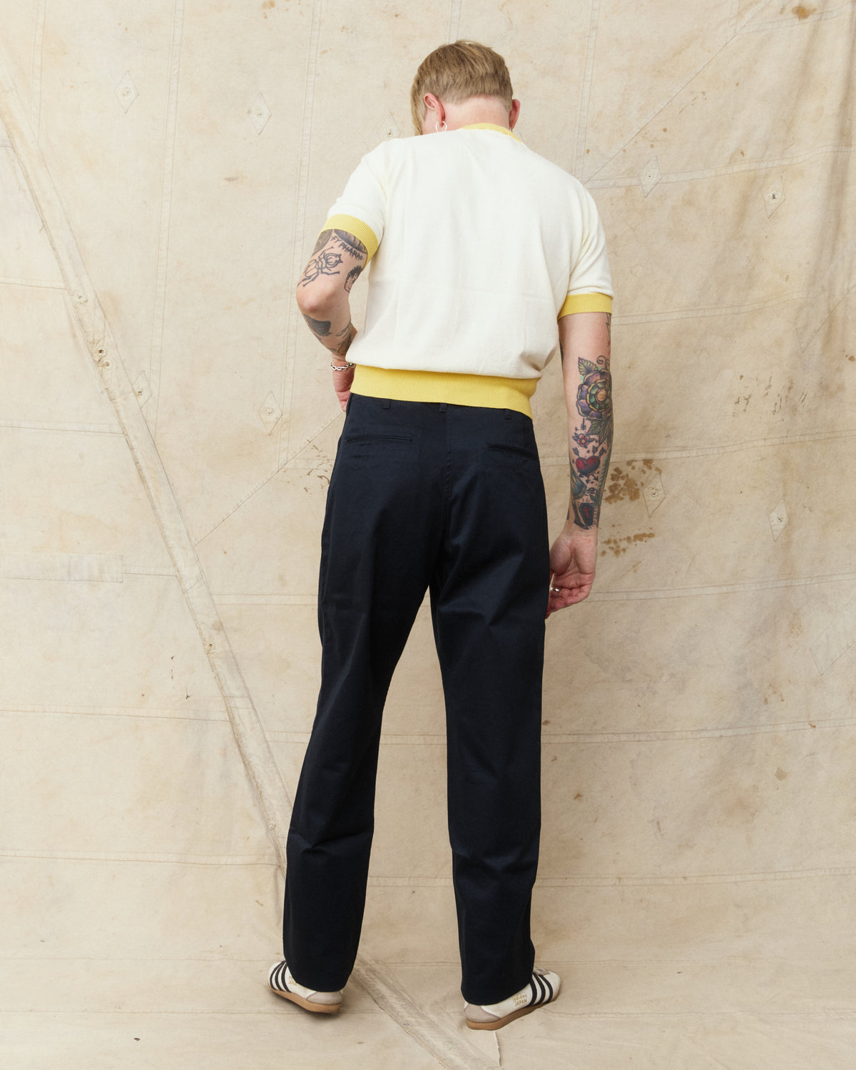 Bryceland's The Black Bean Label Army Chinos Navy