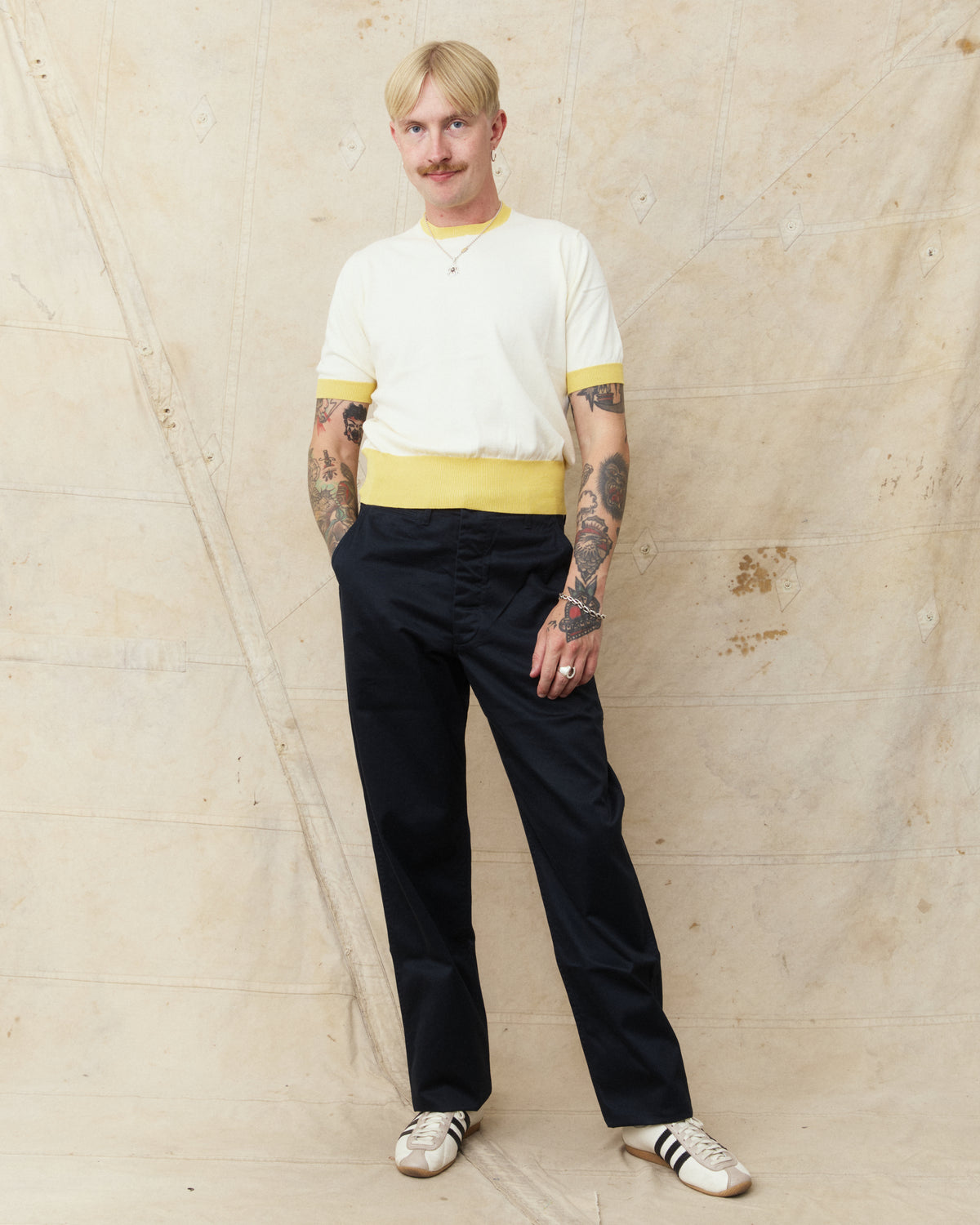Bryceland's The Black Bean Label Army Chinos Navy