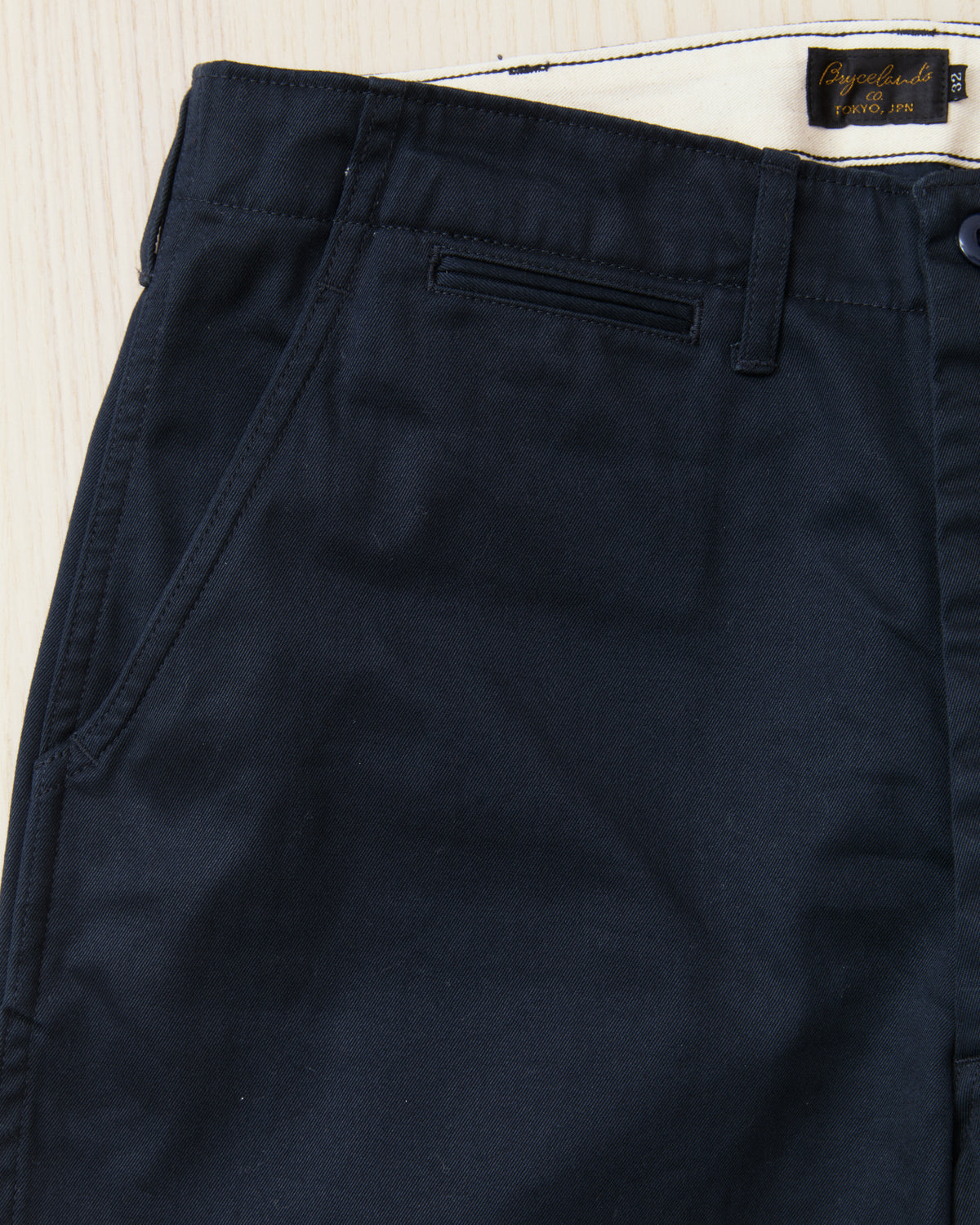 Bryceland's The Black Bean Label Army Chinos Navy