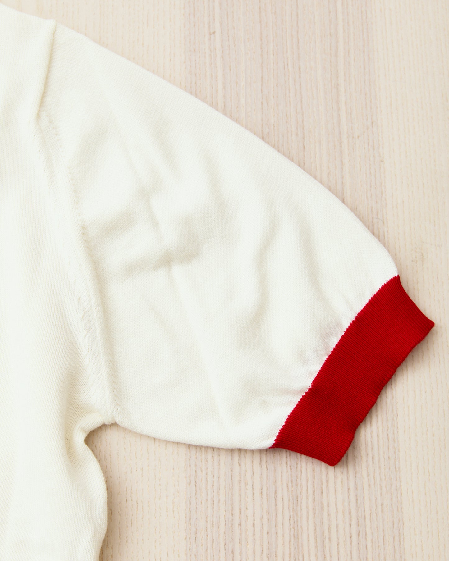 Bryceland's The Tailors Label ‘Skipper’ Tee Red/Cream