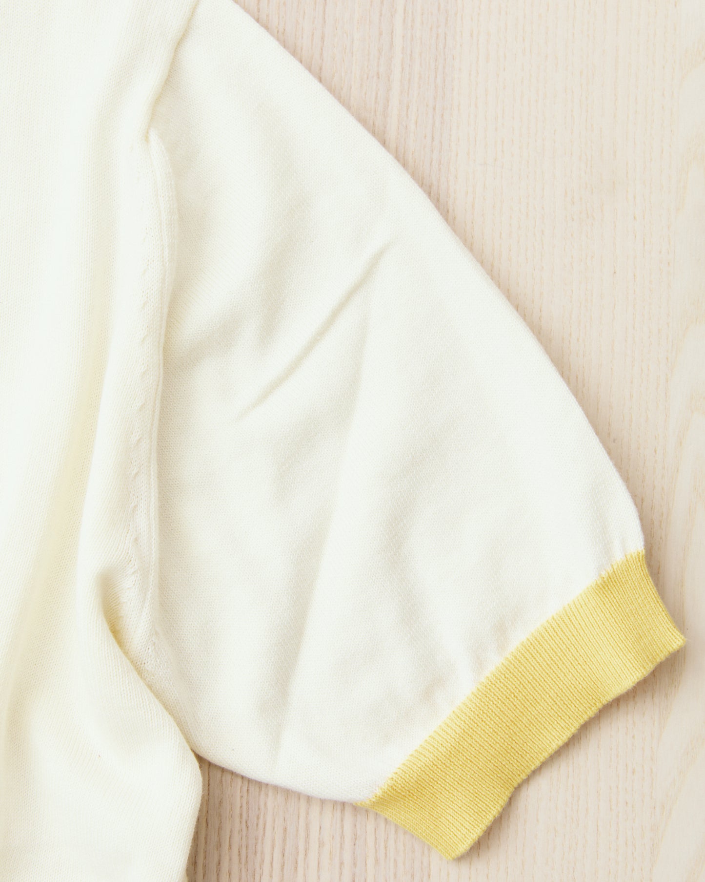 Bryceland's The Tailors Label ‘Skipper’ Tee Yellow/Cream