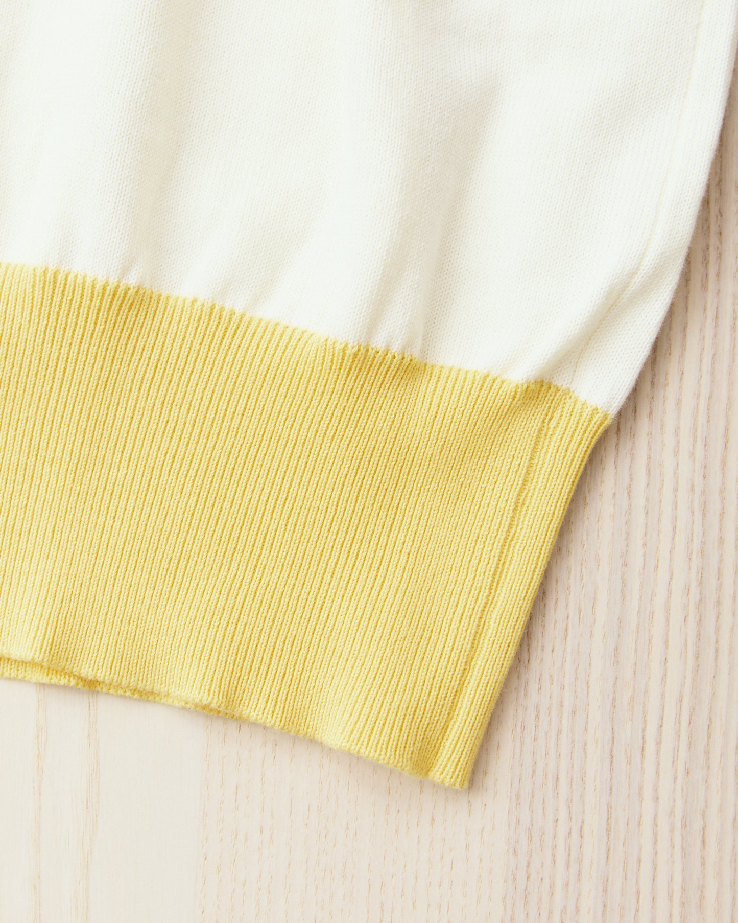 Bryceland's The Tailors Label ‘Skipper’ Tee Yellow/Cream