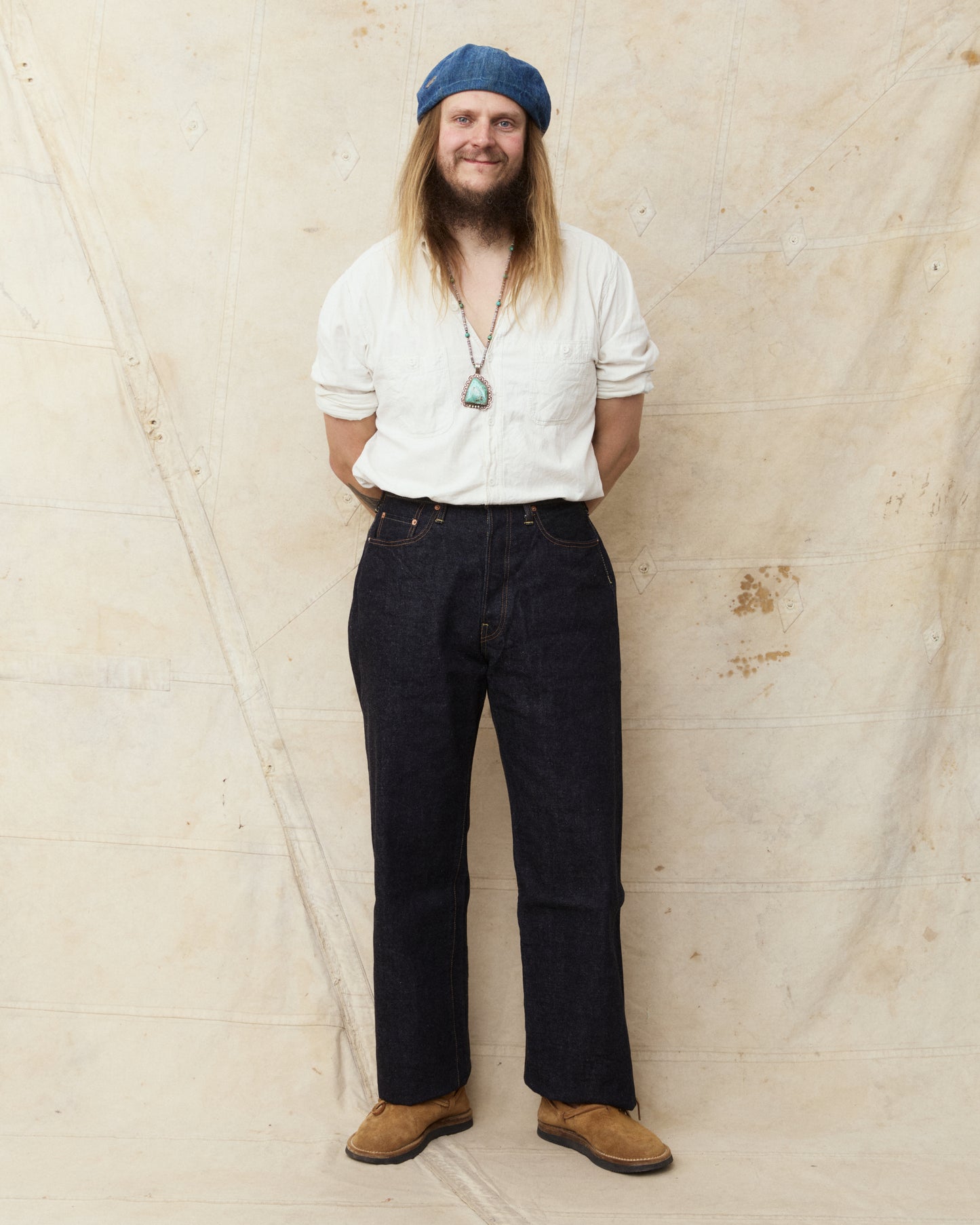 Studio D'artisan & Sa. SD-104W 15oz Relaxed Wide Straight