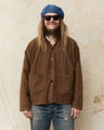 Tender Type 487 Isosceles Shirt Cotton Sheeting Brown Hat Rinsed