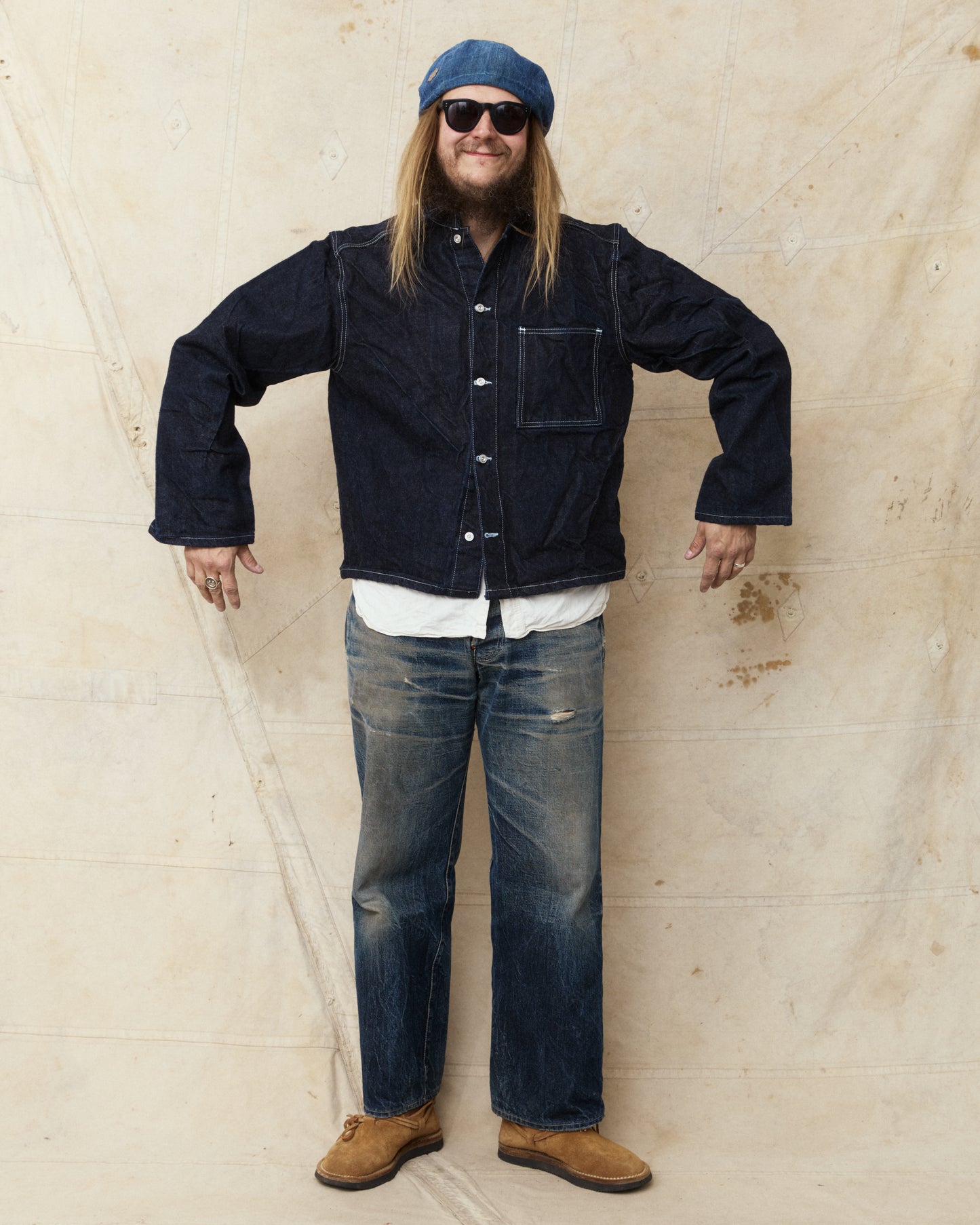 Tender Type 905 Shirtmakers Jeans Jacket 16oz Selvage Denim Rinsed