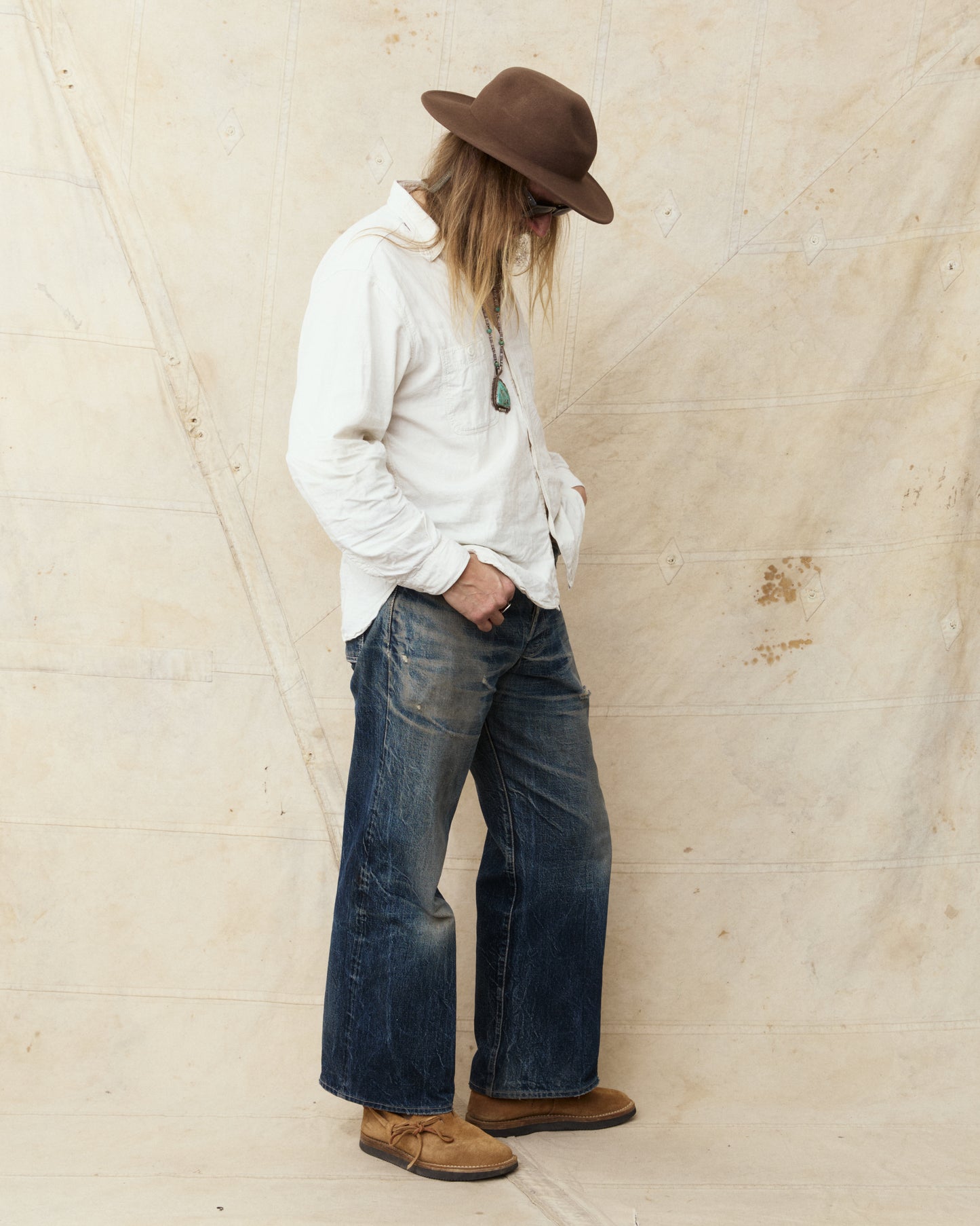 Tender Type 810 Wool Felt Brown Opera Hat
