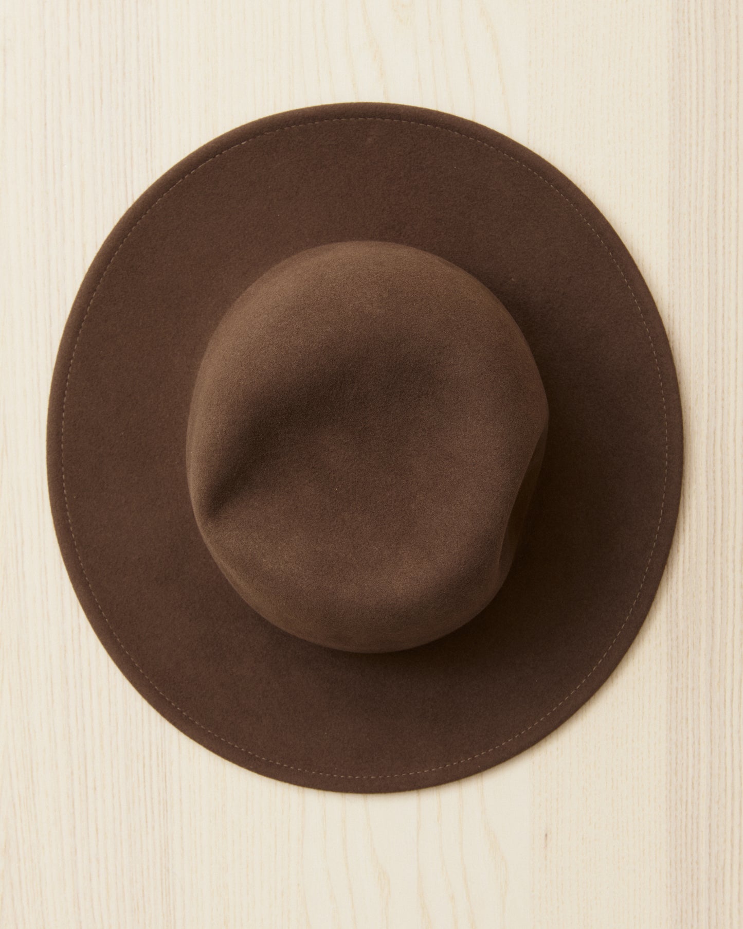Tender Type 810 Wool Felt Brown Opera Hat