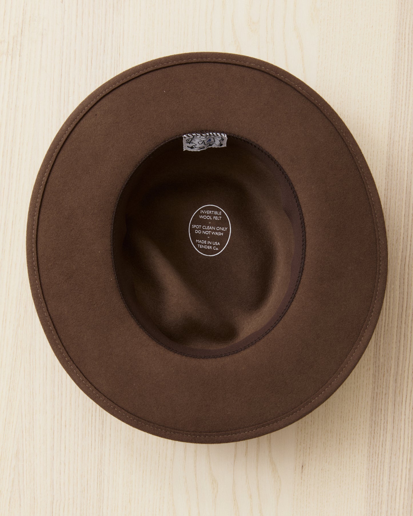 Tender Type 810 Wool Felt Brown Opera Hat