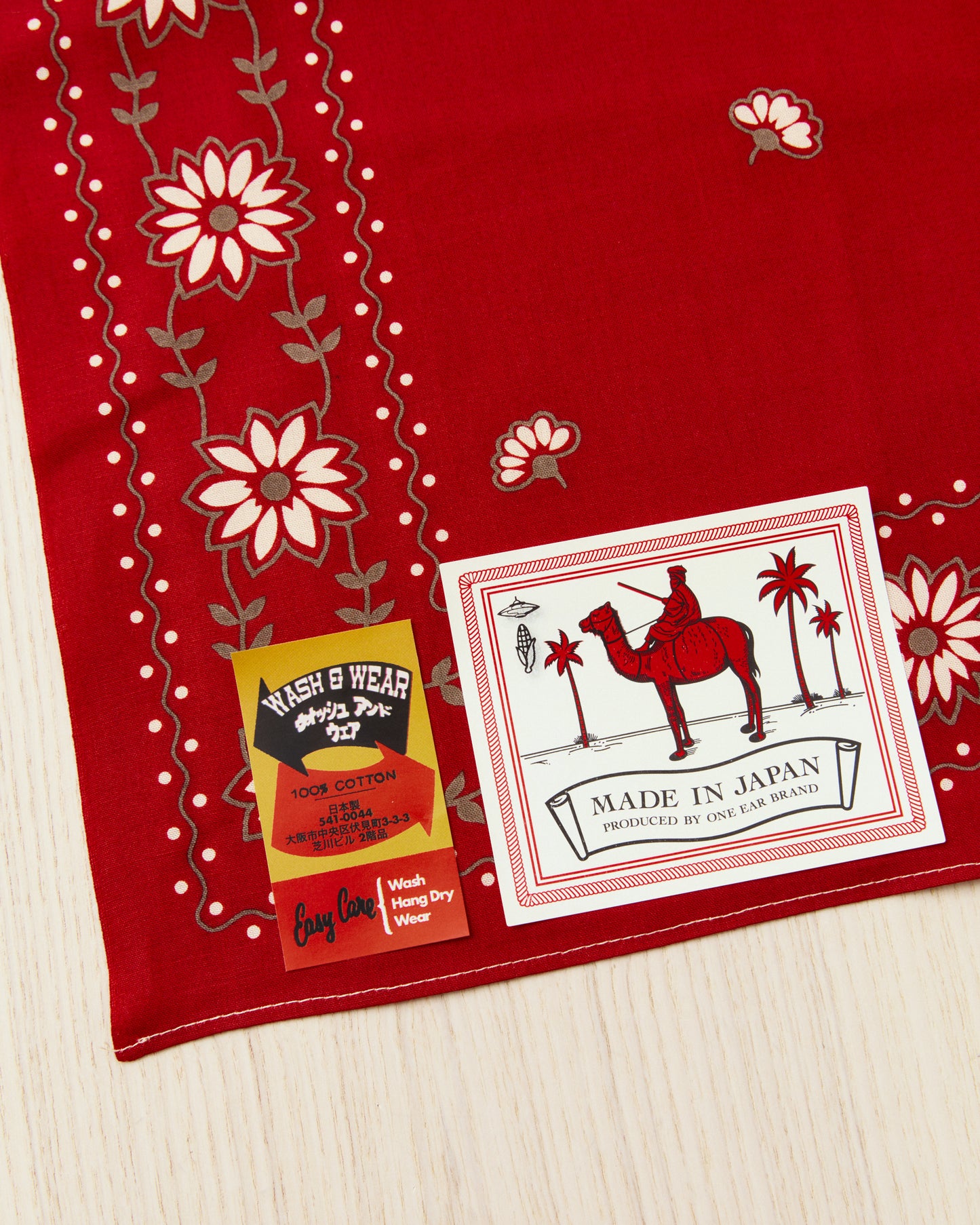 One Ear Brand - The Camel Brand Edelweiss Bandana