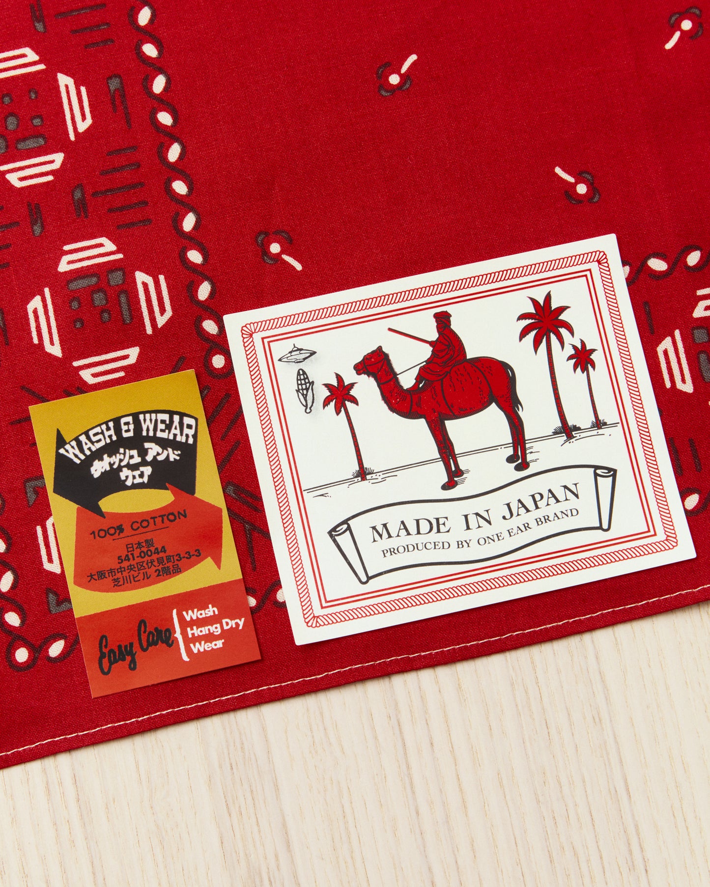 One Ear Brand - The Camel Brand Jomon Bandana