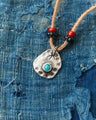 Tenable Crafts TC255 Sterling Silver & Turquoise Necklace