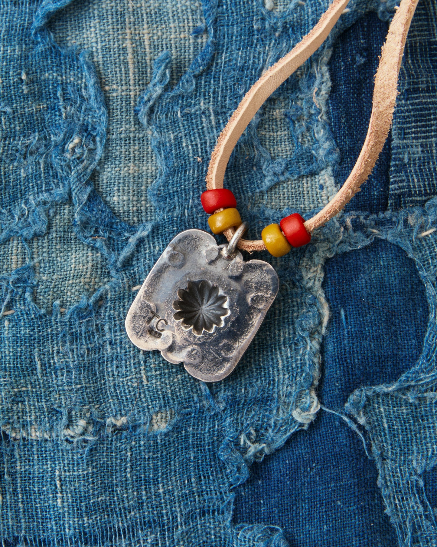 Tenable Crafts TC253 Sterling Silver Concho Pendent Necklace