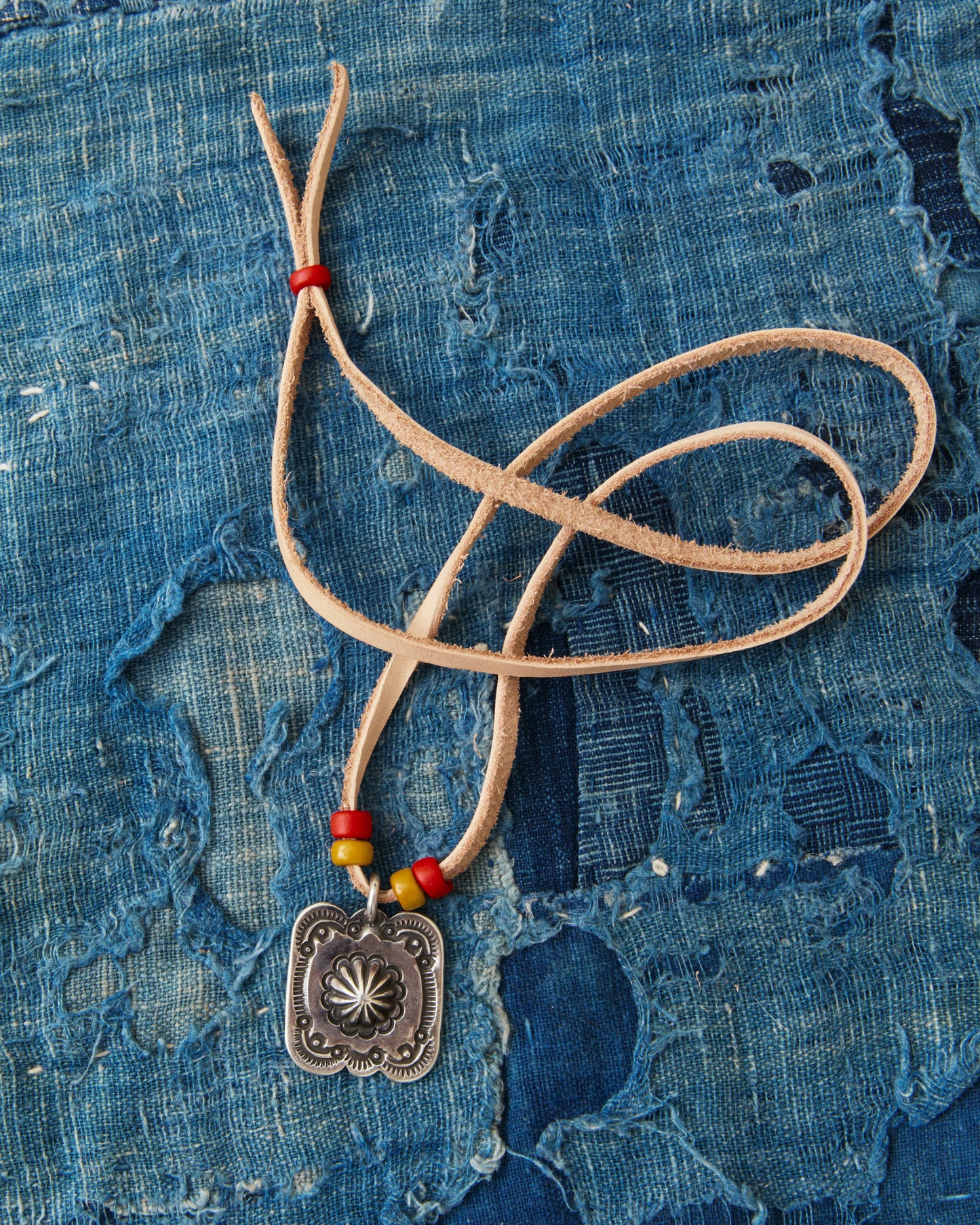 Tenable Crafts TC253 Sterling Silver Concho Pendent Necklace
