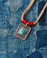 Tenable Crafts TC252 Sterling Silver & Repurposed Turquoise Bead Necklace