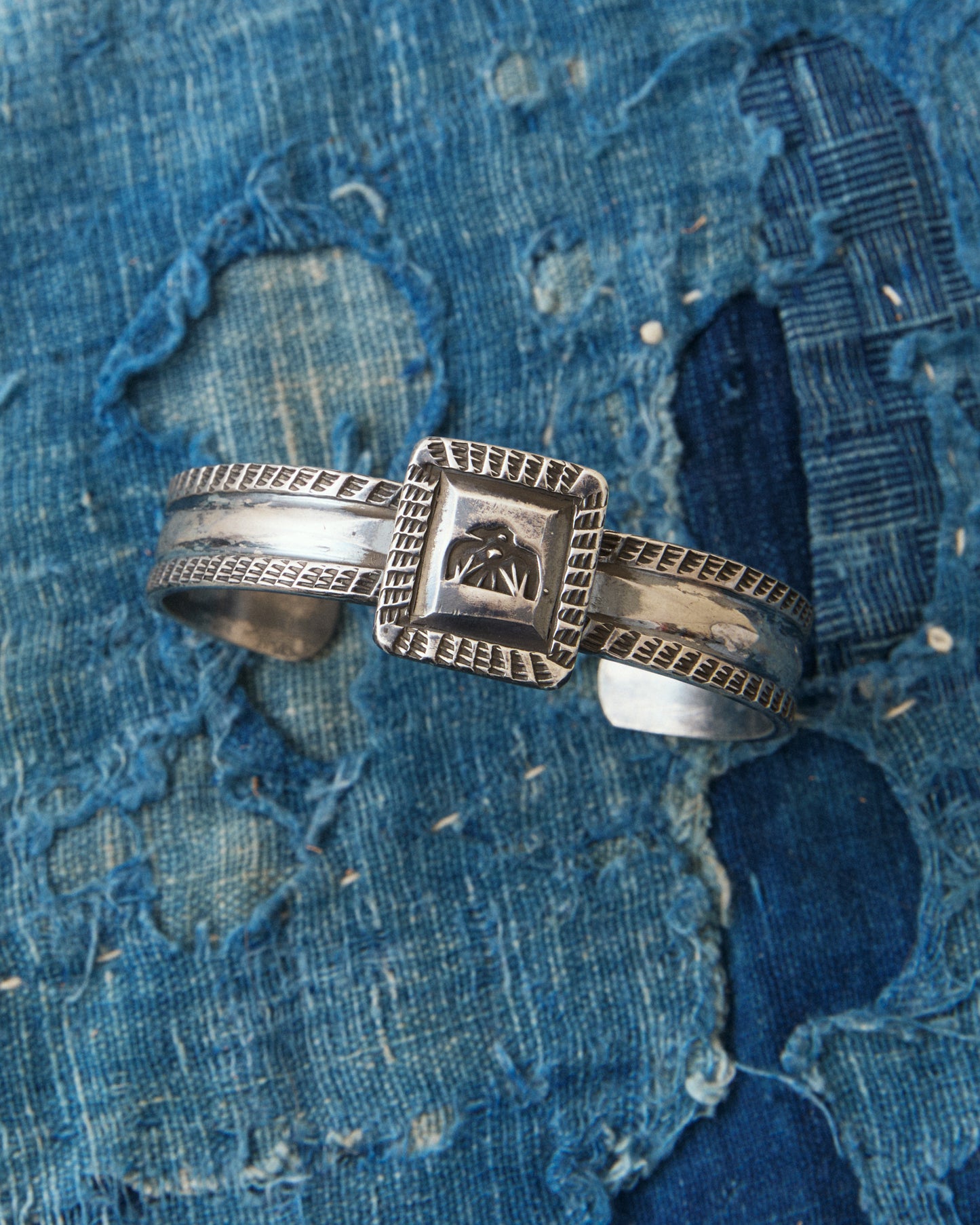 Tenable Crafts TC269 Sterling Silver Framed Thunderbird Bracelet