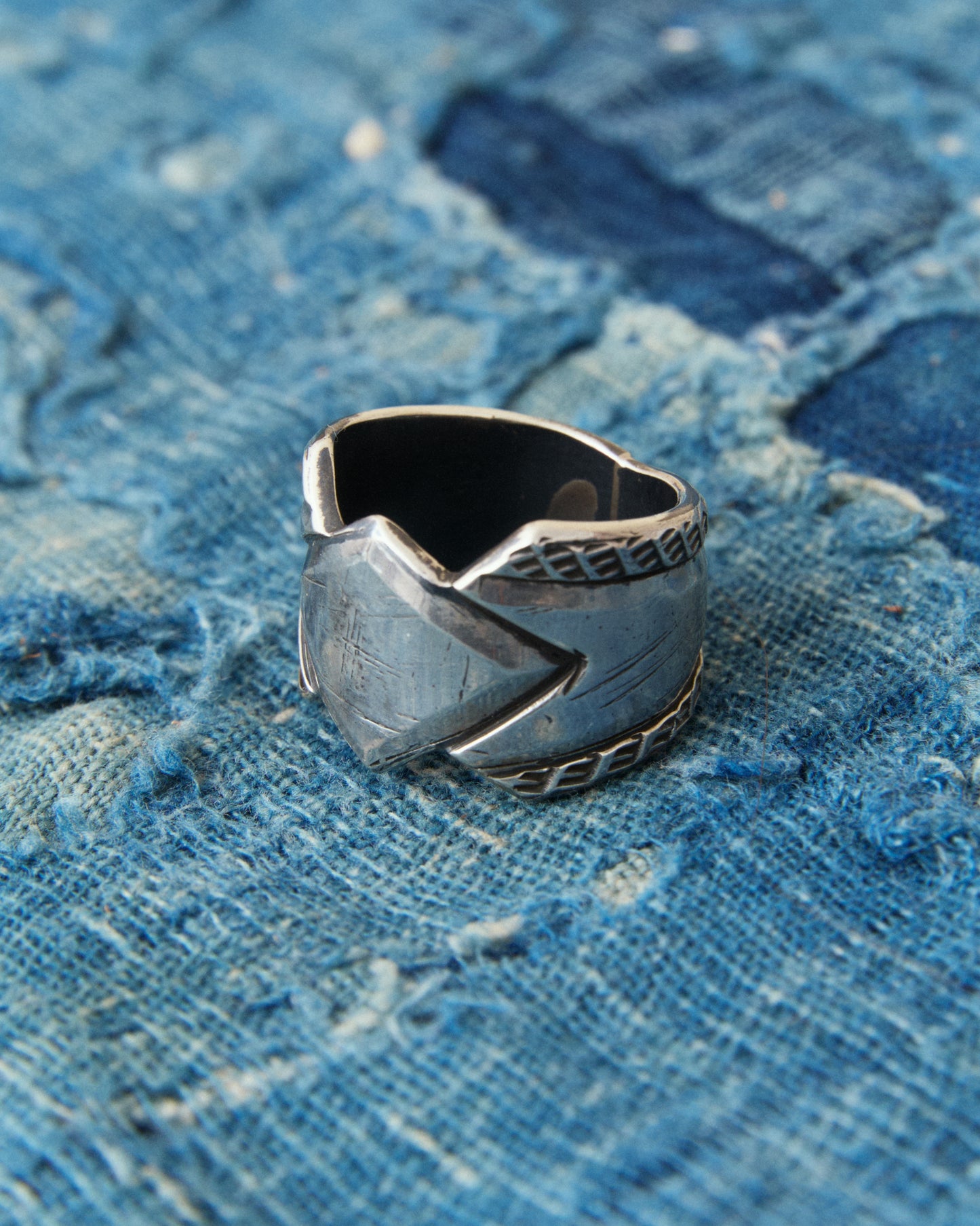 Tenable Crafts TC267 Diamond Silver Ring Size US 10
