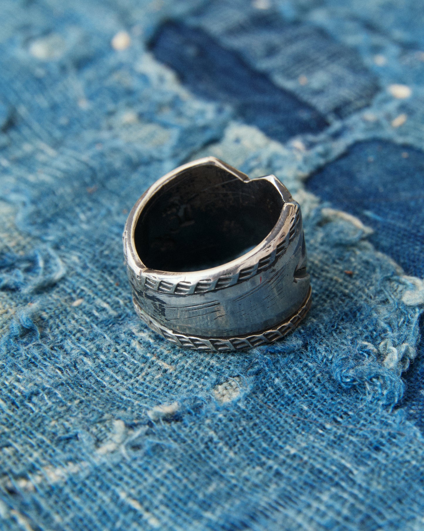 Tenable Crafts TC267 Diamond Silver Ring Size US 10