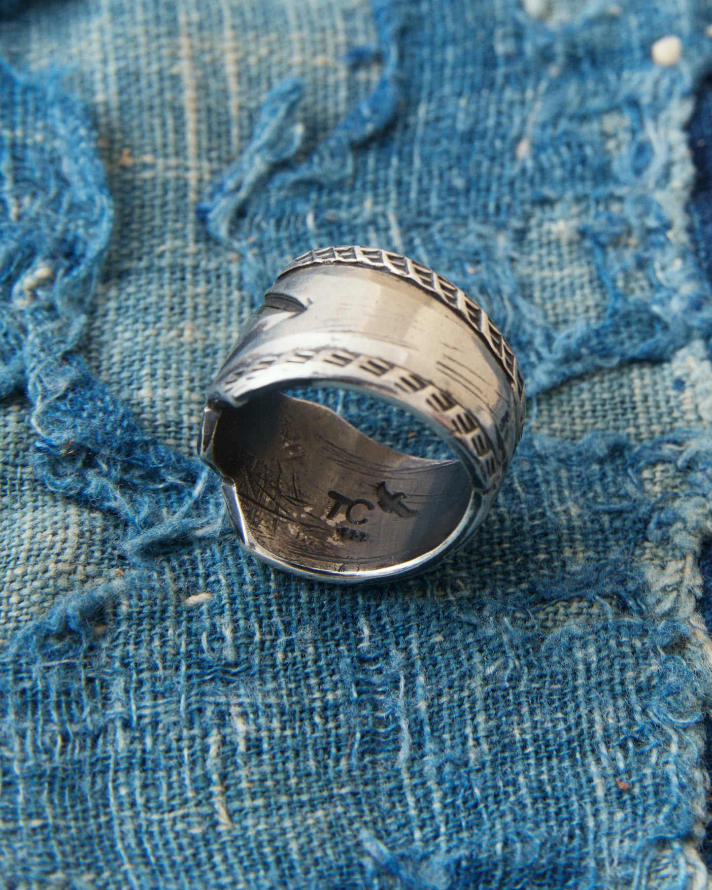 Tenable Crafts TC267 Diamond Silver Ring Size US 10