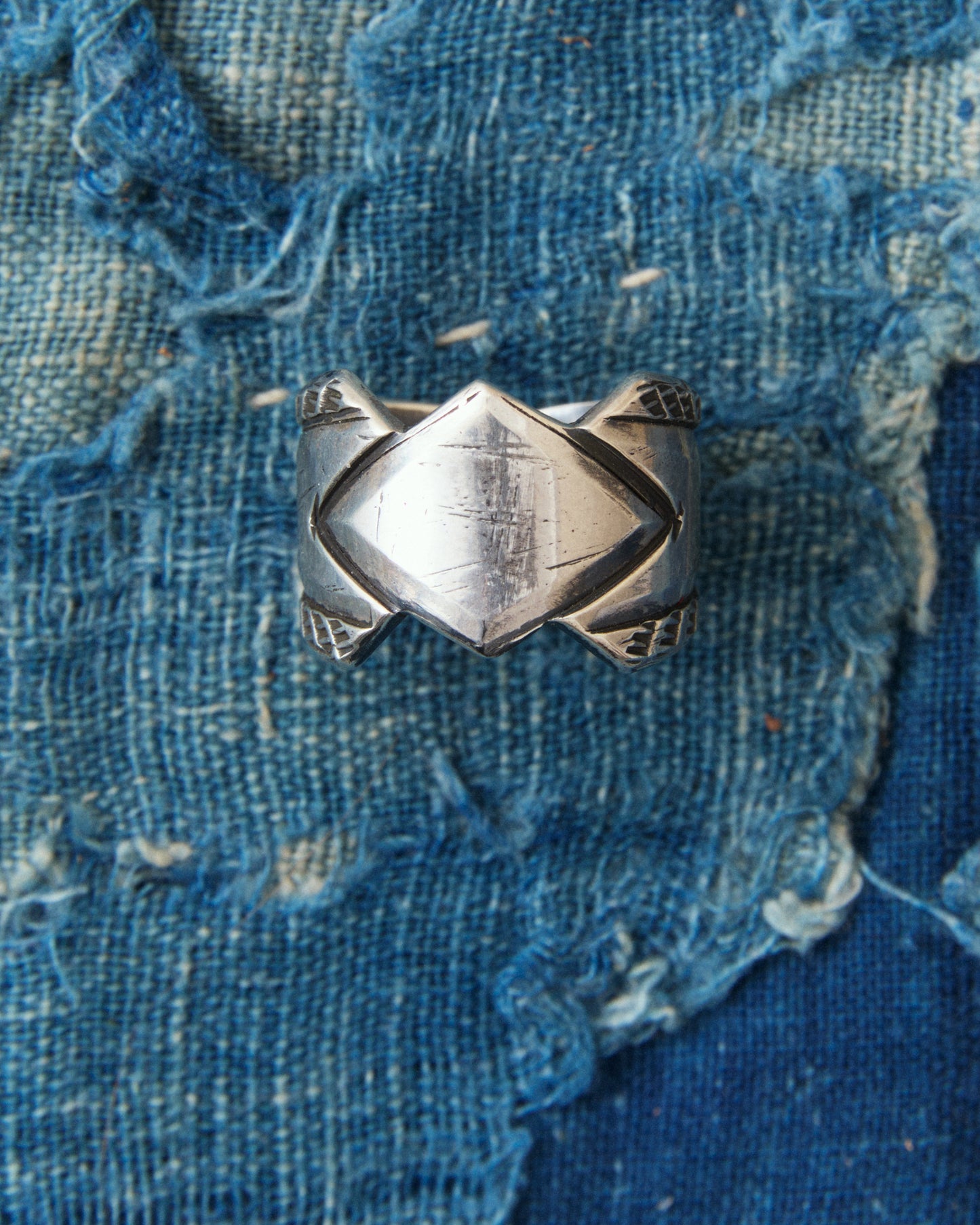 Tenable Crafts TC267 Diamond Silver Ring Size US 10