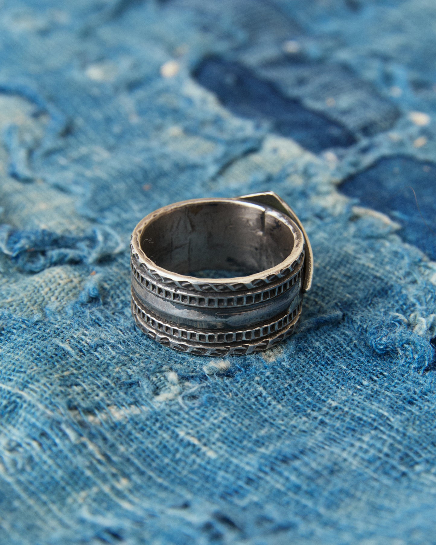 Tenable Crafts TC264 Diamond Shield Silver Ring Size US 12