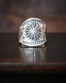 Larry Smith Oyster Ring Repousse RG-0083
