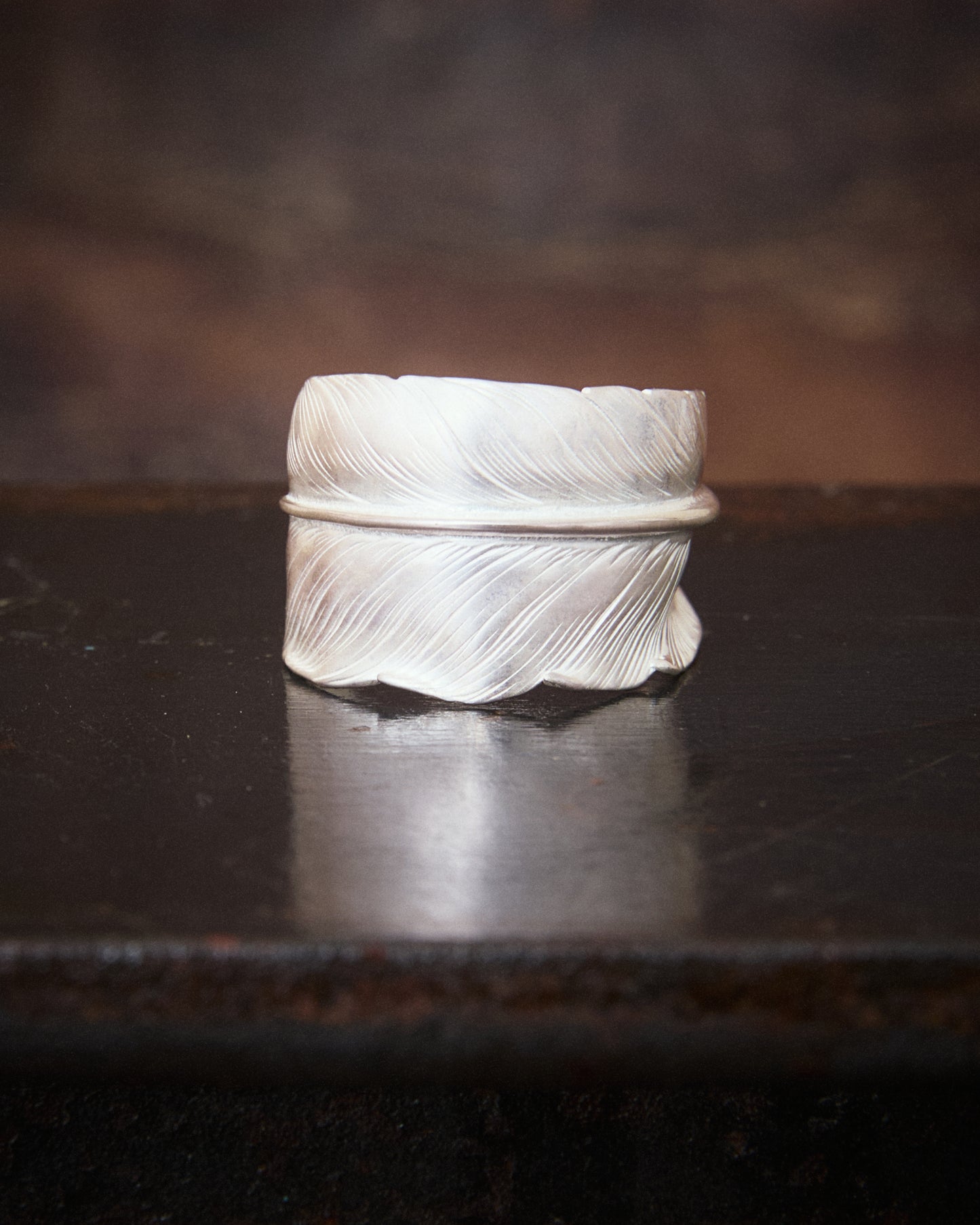 Larry Smith Feather Ring No. 3 EFRG-0003