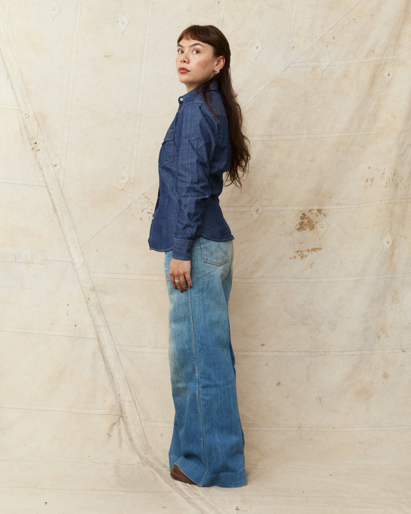 Indigofera Kate Shirt Indigo Chambray