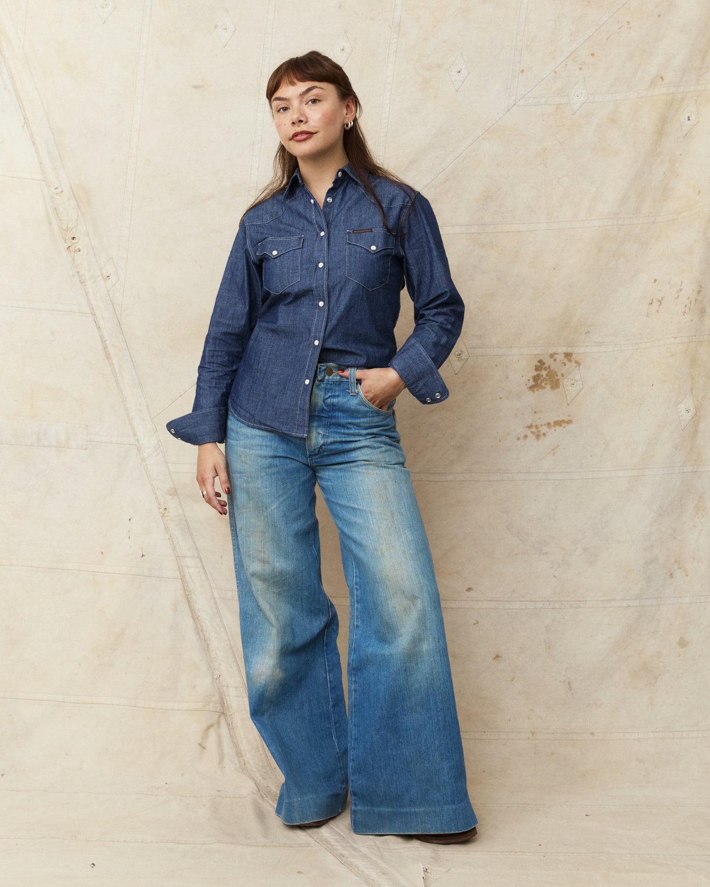 Indigofera Kate Shirt Indigo Chambray