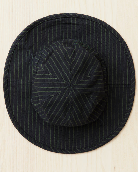 Indigofera Haisy Mae Hat Viridecent Stripe Black/Green