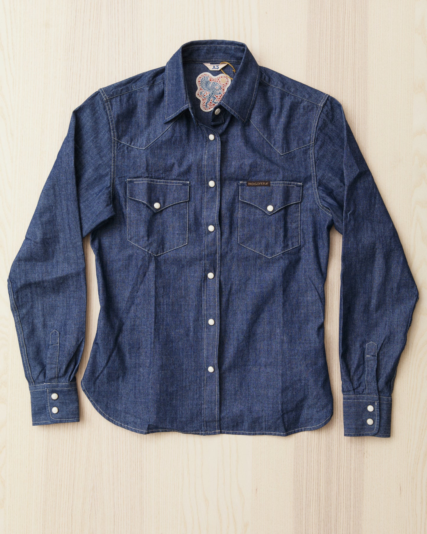 Indigofera Kate Shirt Indigo Chambray
