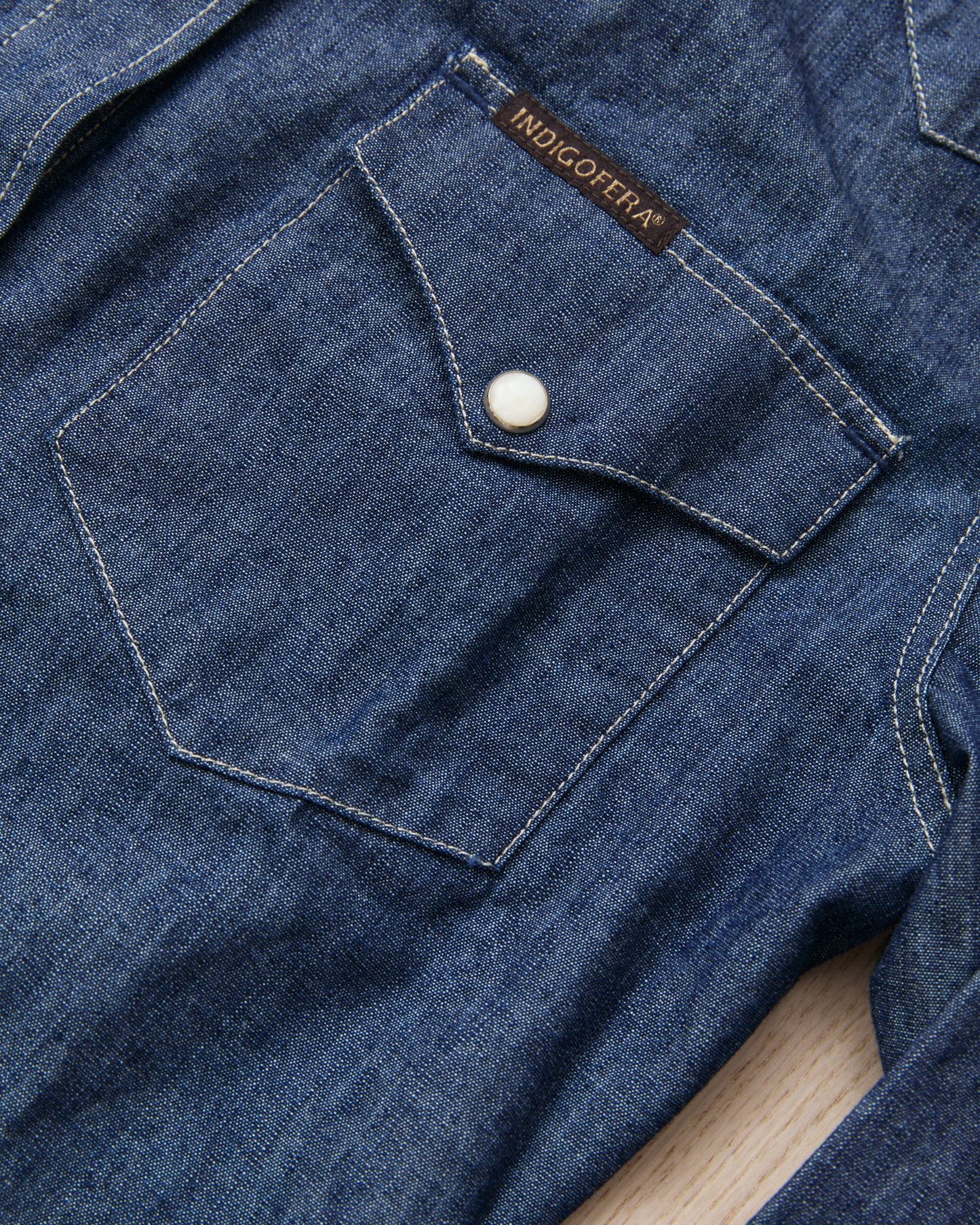 Indigofera Kate Shirt Indigo Chambray