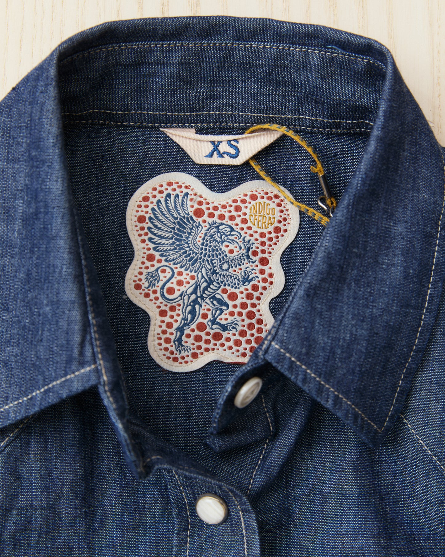 Indigofera Kate Shirt Indigo Chambray