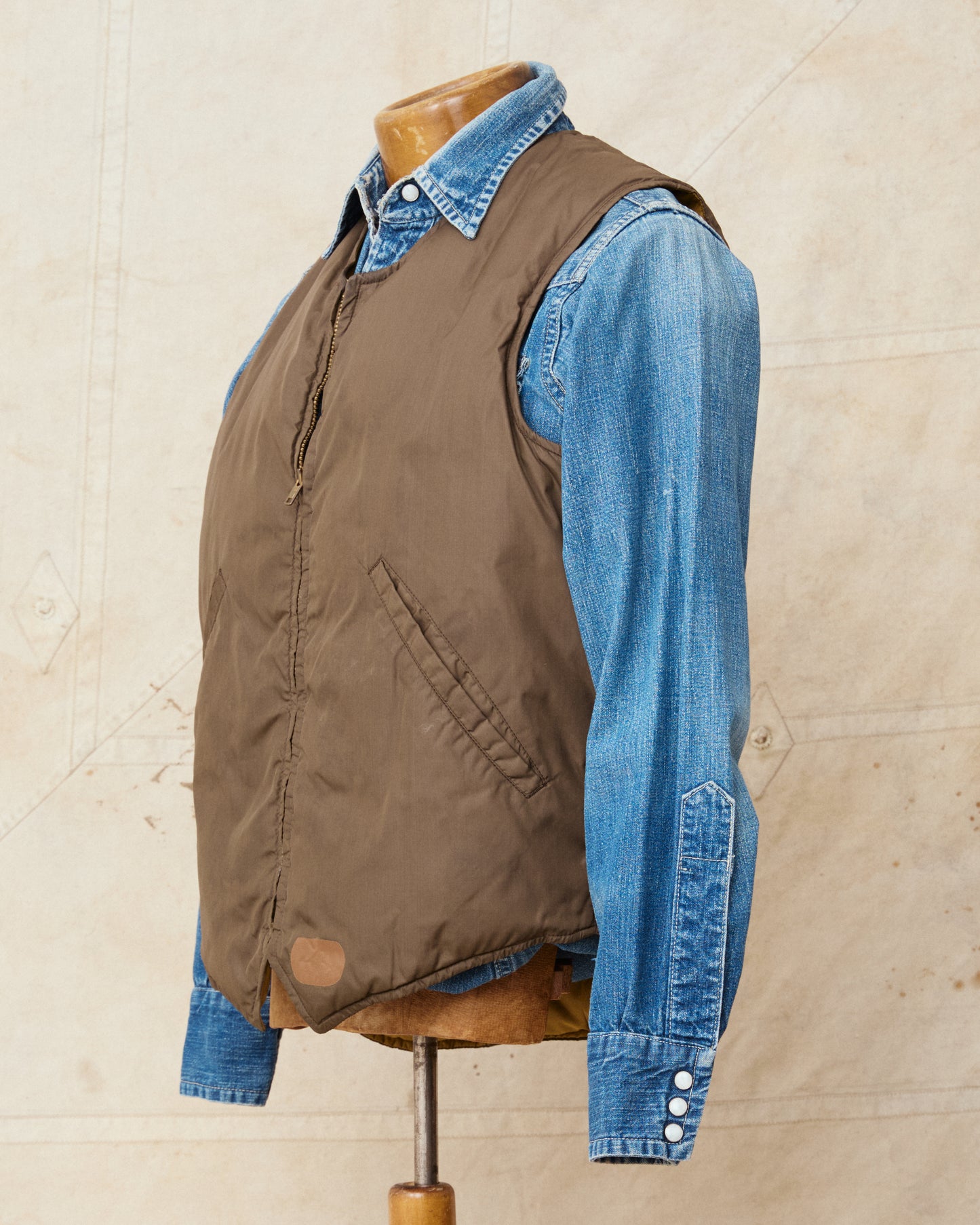 Vintage 60's Eddie Bauer Puffer Vest Size 40