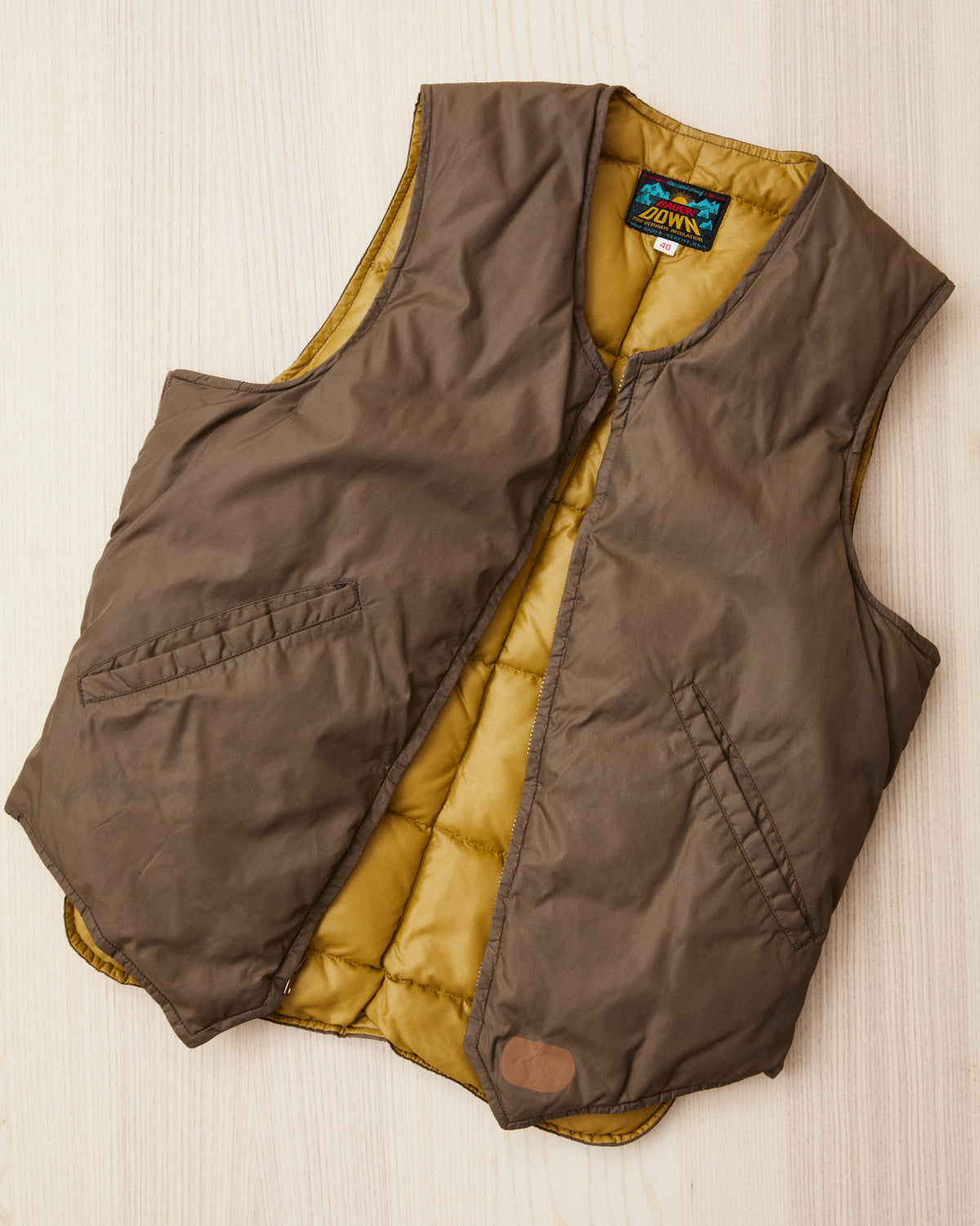 Vintage 60's Eddie Bauer Puffer Vest Size 40