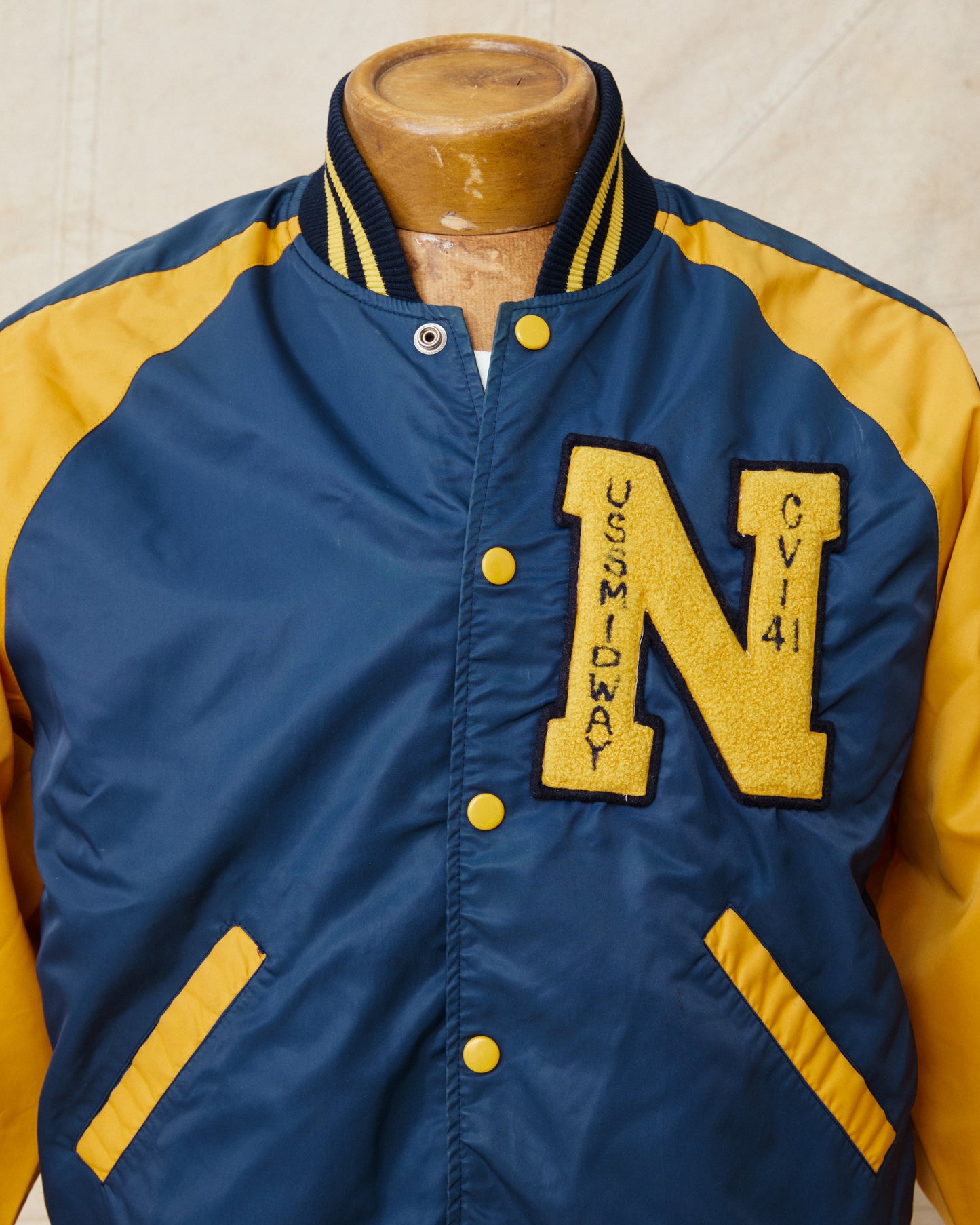 Vintage 1960's USN USS Midway CVI 41 Jacket