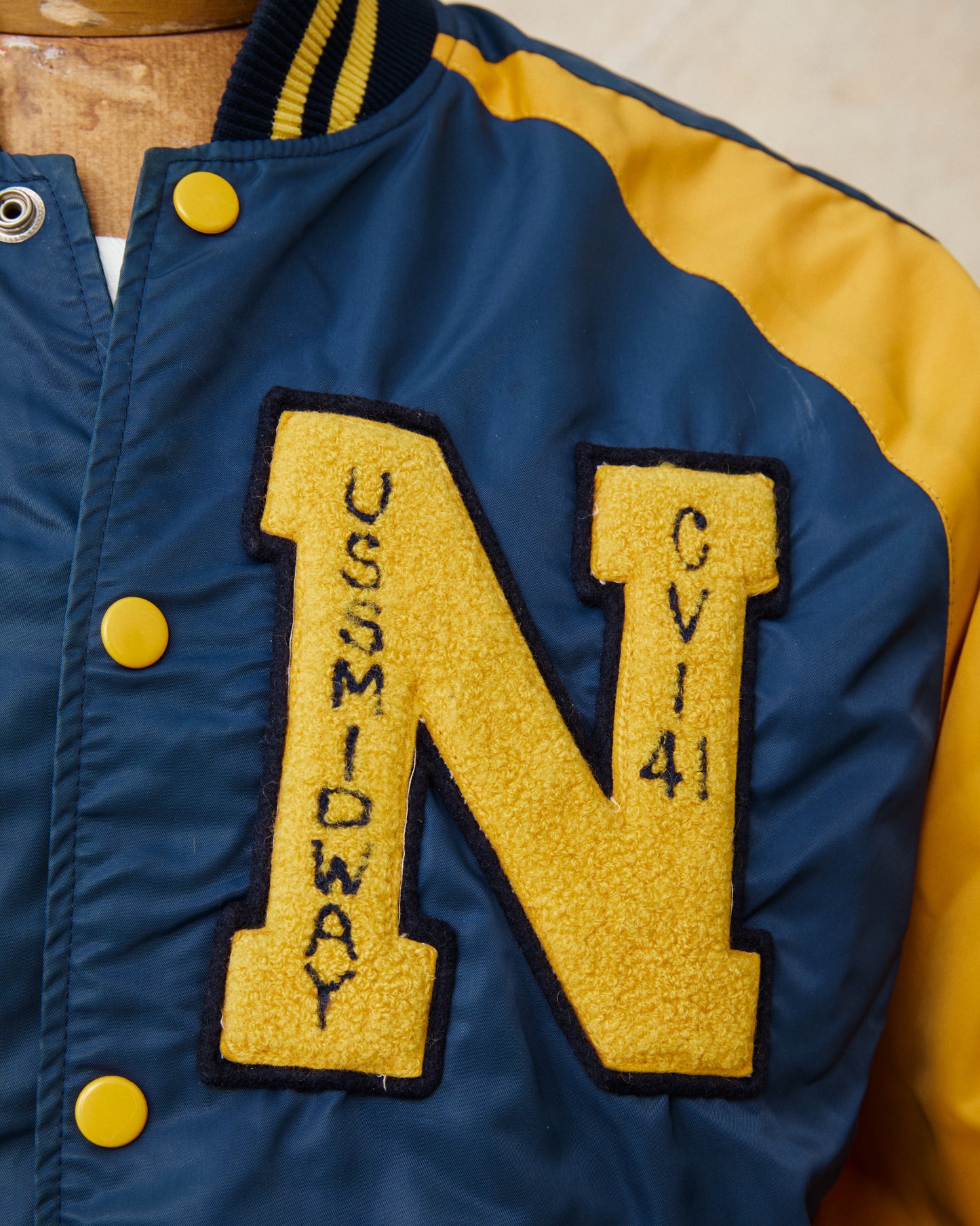 Vintage 1960's USN USS Midway CVI 41 Jacket