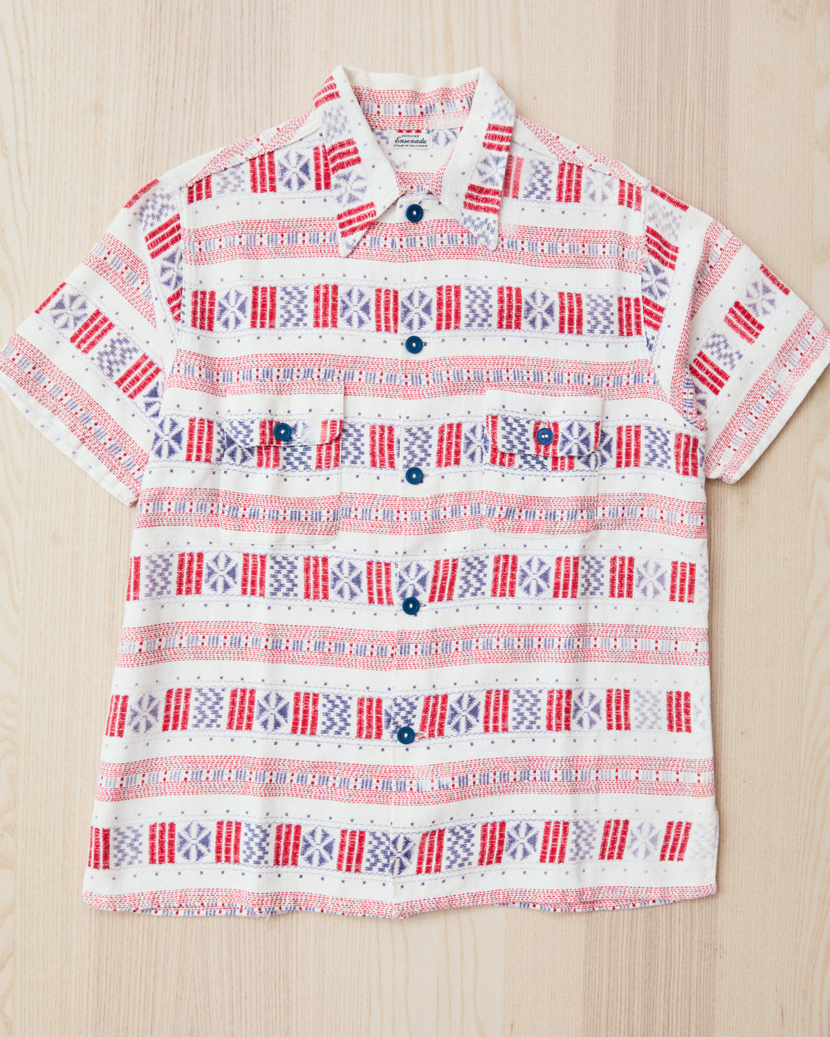 Vintage 50's Genuine Ensenada Short Sleeved Shirt