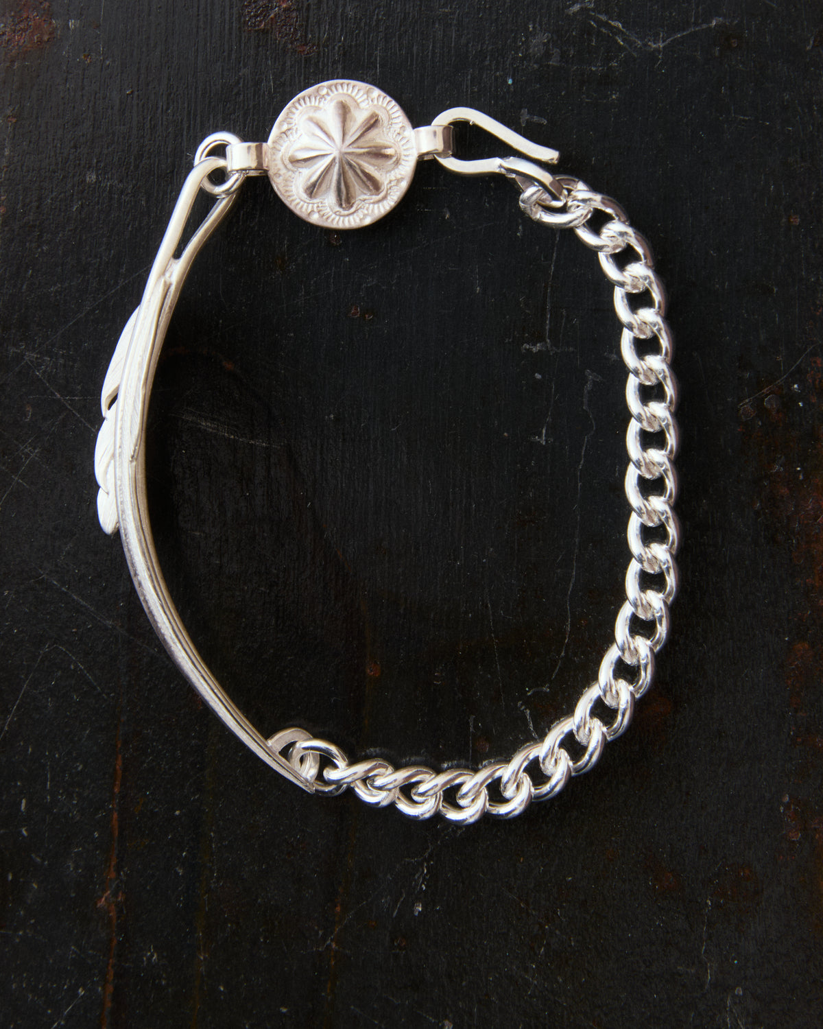 Larry Smith Kazekiri Feather Chain Bracelet  EFBR-0005