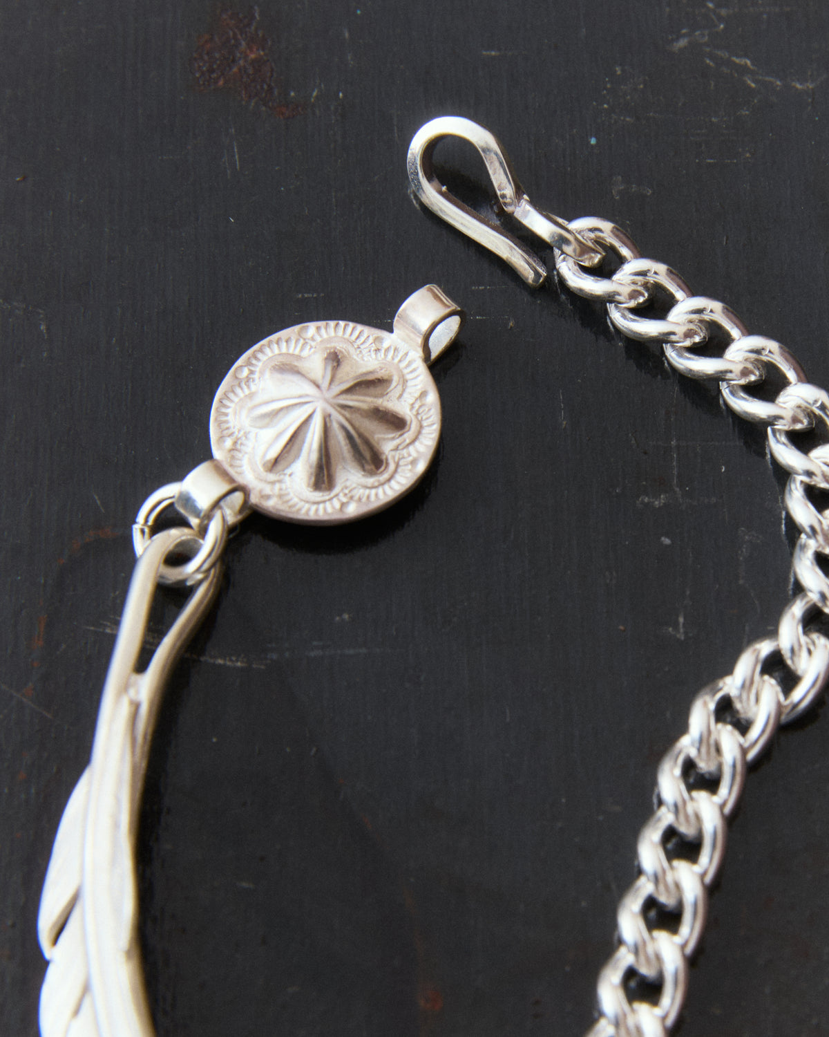 Larry Smith Kazekiri Feather Chain Bracelet  EFBR-0005