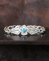 Larry Smith Thunderbird Chain Turquoise Bracelet BR-0099