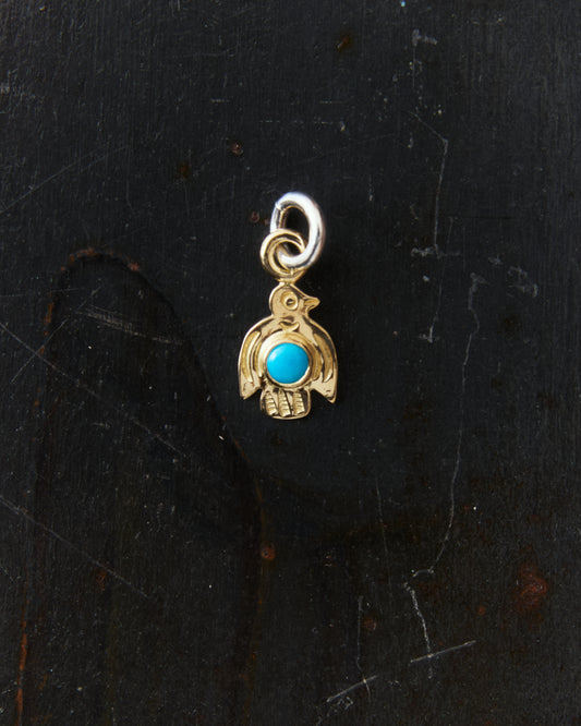 Larry Smith 18K Baby Thunderbird Pendant NL-0144-18KYG