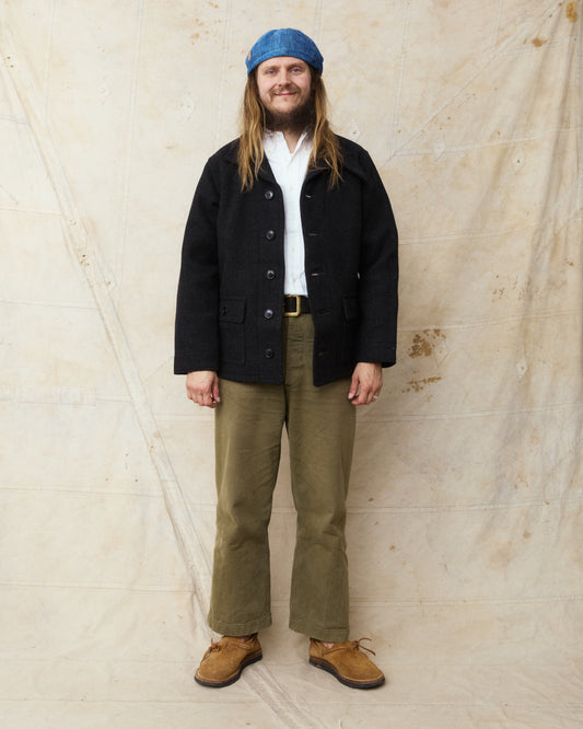 Buzz Rickson's BR15764 Submarine Clothing Winter Woolen "US. Navy Uniform" Charcoal