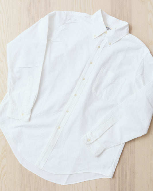 OrSlow 01-8112-69 Oxford Standard Button Down Shirt White