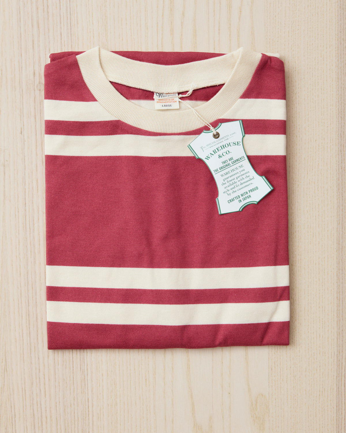 Warehouse & Co. Lot 4113 Short Sleeved Stripe T-shirt Salomon
