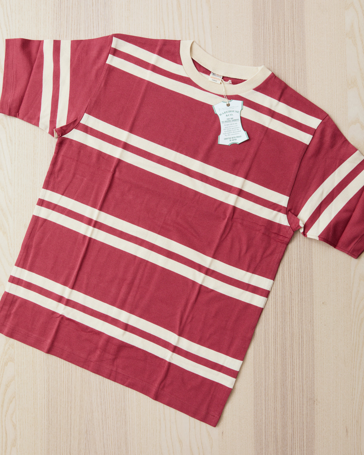 Warehouse & Co. Lot 4113 Short Sleeved Stripe T-shirt Salomon