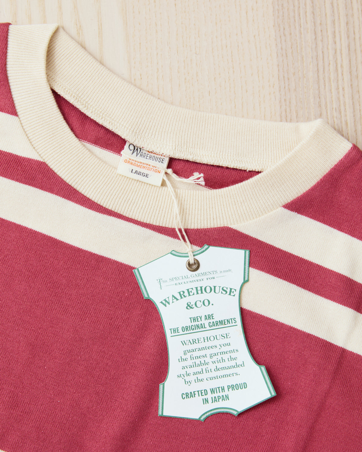 Warehouse & Co. Lot 4113 Short Sleeved Stripe T-shirt Salomon