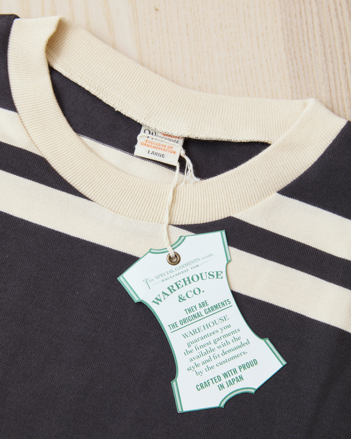 Warehouse & Co. Lot 4113 Short Sleeved Stripe T-shirt Sumikuro